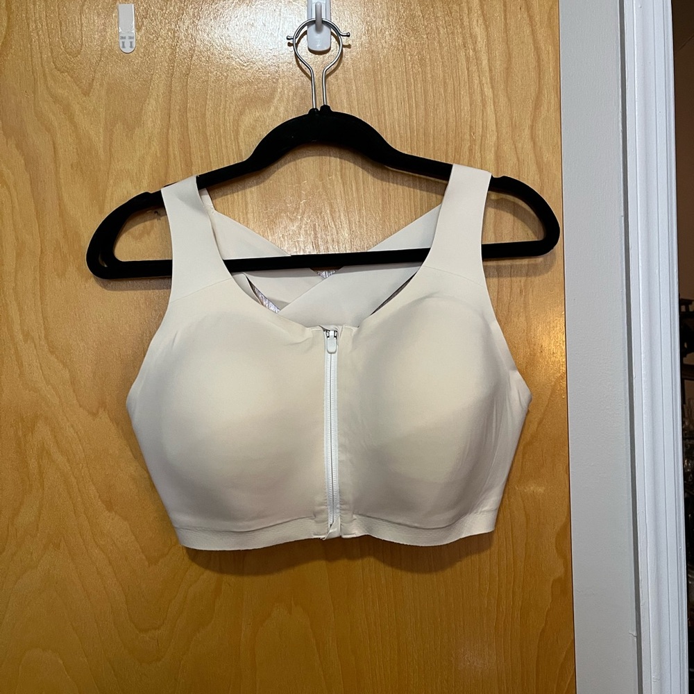 Lululemon Enlite Front-Zip Bra High Support - White - 38DD